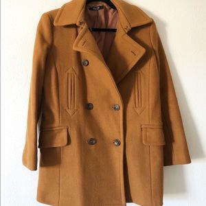 Pea coat jacket boyfriend fit top outwear winter